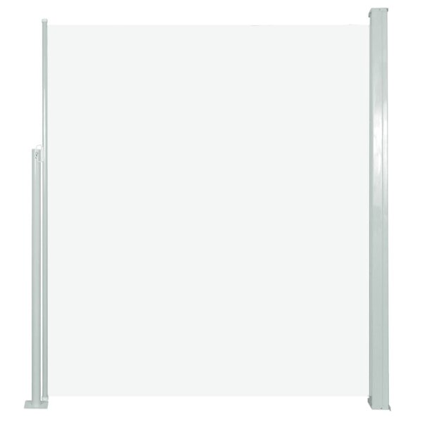 vidaXL Auvent latéral rétractable de patio 160x500 cm Crème