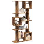 vidaXL Bibliothèque vieux bois 92x29x188 cm bois d'ingénierie