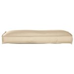 vidaXL Coussin pour dossier de palette Beige 120 x 40 x 12 cm