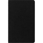 Set de 3 cahiers moleskine noir 13 x 21 cm ivoire sans quadrillage 80 pages