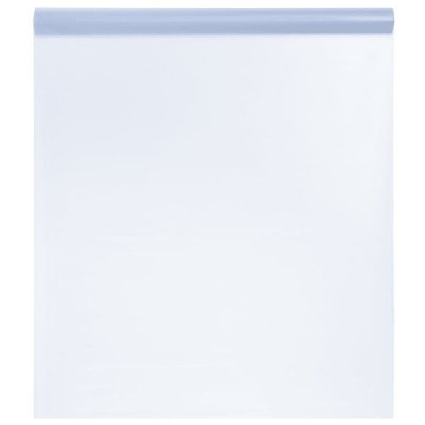 vidaXL Film pour fenêtre statique dépoli gris 90x500cm PVC