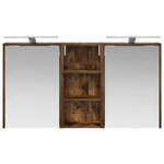 vidaXL Ensemble de Meubles de Salle de Bain 3 Pièces 116 x 16 x 62 5 cm