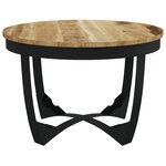 vidaXL Table basse bois de manguier brut 60x40 cm