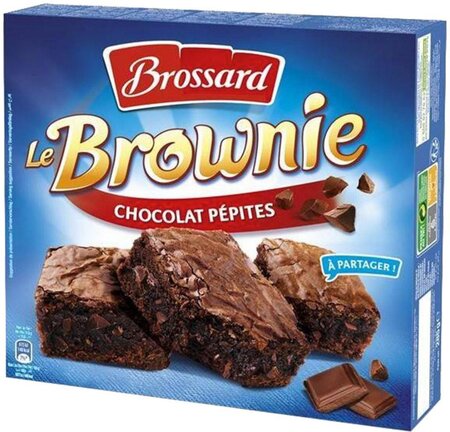 Brossard Brownie Chocolat Pépites 285g (lot de 3)