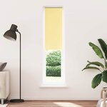 vidaXL Store enrouleur occultant jaune largeur du tissu 35 7 cm
