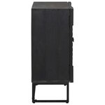 vidaXL Buffet Noir 55 x 30 x 70 cm