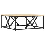 vidaXL Table basse chêne sonoma 70x70x30 cm bois d'ingénierie