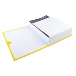 Chemise Dos Extensible Balacron Et Sangle Scratch. - Jaune - X 10 - Exacompta