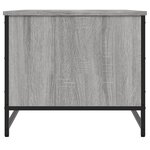 vidaXL Table basse sonoma gris 85 5x51x45 cm bois d'ingénierie