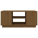 vidaXL Table basse Marron miel 90x49x40 5 cm Bois massif de pin
