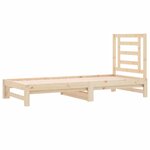 vidaXL Lit coulissant sans matelas 2x(90x190) cm