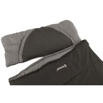 Outwell Sac de couchage Contour Noir nuit Fermeture éclair gauche