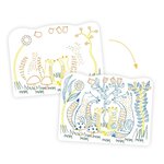 Djeco DJ00064 - Coloriages à révéler Familles d'arbres
