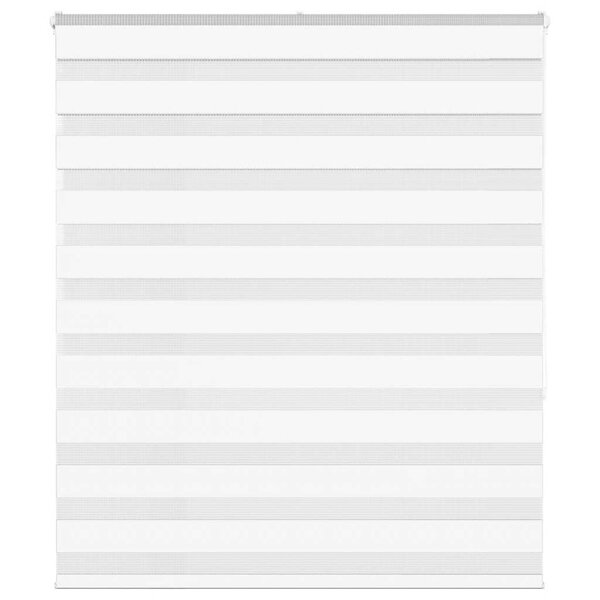 vidaXL Store zèbre blanc 125x150 cm largeur du tissu 120 9cm polyester