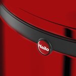 Hailo poubelle à pédale pure taille m 12 l rouge 0517-040