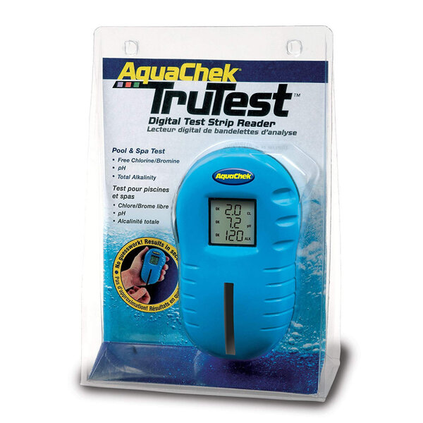 Testeur piscine aquachek trutest bleu + 25 languettes