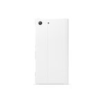 Sony scr48 etui folio pour sony xperia m5 blanc