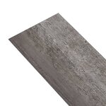 vidaXL Planches de plancher PVC 5 02 m² 2 mm Autoadhésif Bois rayé