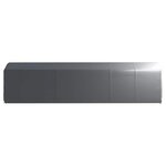 vidaXL Tente de rangement 300x900 cm Acier Gris