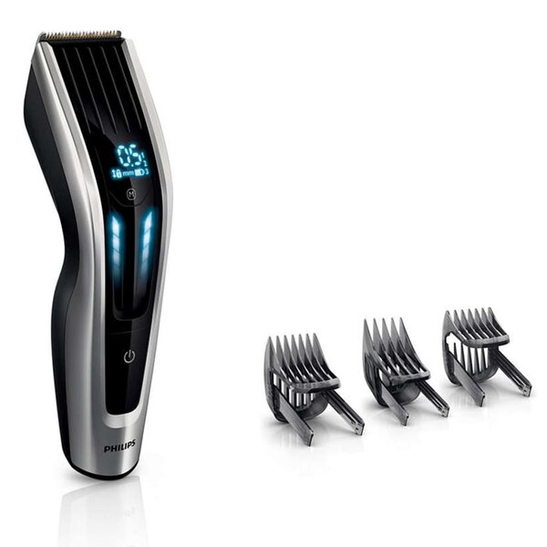 Philips tondeuse à cheveux "series 9000" noir et argenté hc9450/20