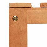 vidaXL Banc d'Arbre Marron 160 x 160 x 45cm Bois massif d'Eucalyptus