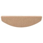 vidaXL Tapis d'escalier auto-adhésifs 15 pc 80 x 28 x 3 5 cm Beige