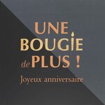 Carte anniversaire une bougie de plus - draeger paris
