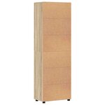 vidaXL Haut Armoire avec étagère FLORIN Chêne Sonoma 60 x 35 x 182 cm