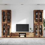 vidaXL Ensemble meuble TV FLORIN Bois ancien Bois d'ingénierie