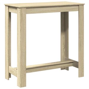 vidaXL Table de bar chêne sonoma 102x50x103 5 cm bois d'ingénierie