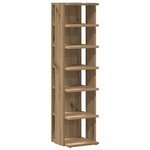 vidaXL Armoire à chaussures chêne artisanal bois d'ingénierie