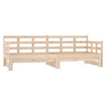 vidaXL Lit coulissant Bois de pin solide 2x(90x190) cm