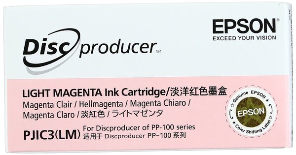 Cartouche jet d'encre originale pjic3 s0204 discproducer magenta clair epson