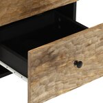 vidaXL Armoire latérale 40x33x75 cm bois massif de manguier