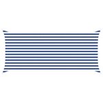 vidaXL Voile d'ombre Bleu et Blanc 2 x 4 5 m 100   polyester Oxford