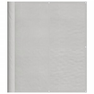 vidaXL Écran de balcon gris clair 120x1000 cm 100 polyester oxford