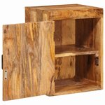 vidaXL Table de chevet 2 Pièces Marron Bois de mangue massif