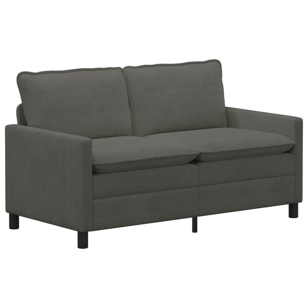 vidaXL Canapé Gris foncé 156 x 81 x 87 5 cm Tissu