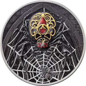 Monnaie BLACK WIDOW Creatures of Nocturne 1 Oz Argent 1000 Francs Cameroon 2026