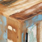 Vidaxl meuble tv avec roues 110x30x37 cm bois de récupération massif