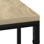 vidaXL Table de chevet Chêne Sonoma 41.5 x 26 x 60.5 cm