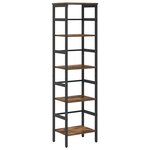 vidaXL Étagère Chêne fumé 40 x 29 5 x 149 cm Bois d'ingénierie