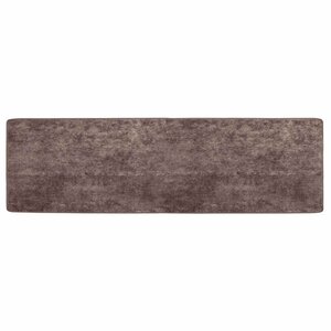 vidaXL Coureur de Tapis MARSA Gris 50 x 150 cm Polyester et PVC
