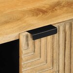 vidaXL Meuble TV marron 105x33x46 cm Bois massif de manguier