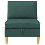 vidaXL Sofa avec rangement Tissu