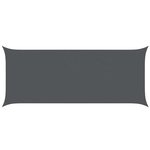 vidaXL Voile d'ombre Anthracite 6 x 2 5 m 100   polyester Oxford