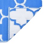 vidaXL Tapis d'extérieur Bleu 190x290 cm PP