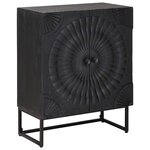 vidaXL Buffet Noir 55 x 30 x 70 cm