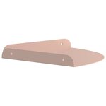 vidaXL Étagère flottante avec étagère 2 Pièces Rose 24 x 24 x 2 cm