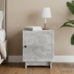 vidaXL Cabinet de chevet Gris béton 43 x 34 5 x 50 cm